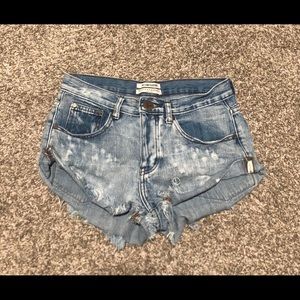 One teaspoon bandits denim short